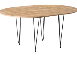 Spisebord med udtræk LOUISE Brun 120/160 cm 120 cm