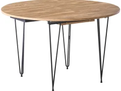 Spisebord med udtræk LOUISE Brun 120/160 cm 120 cm