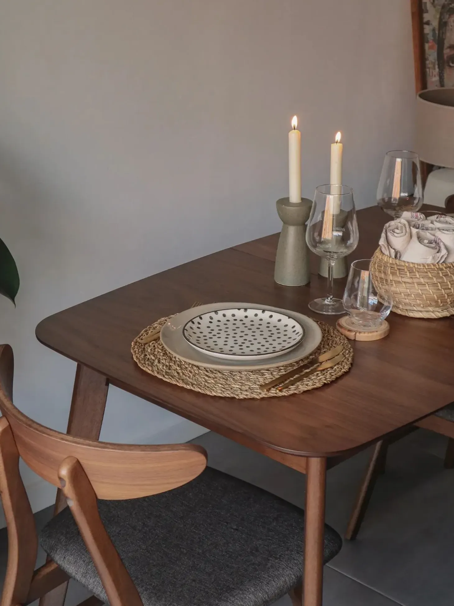 Spisebord med udtræk MADOX Mørk valnød 150/190 cm 90 cm