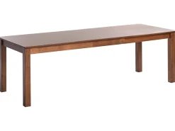 Spisebord med udtræk MADURA Mørk ask 160/240 cm 90 cm