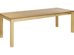 Spisebord med udtræk MADURA Naturlig ask 160/240 cm 90 cm