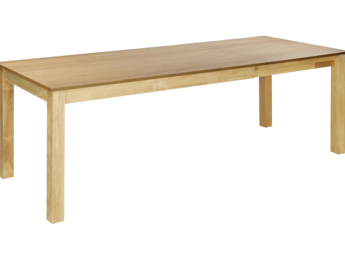 Spisebord med udtræk MADURA Naturlig ask 160/240 cm 90 cm