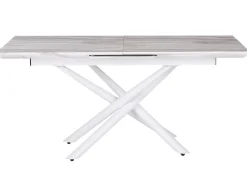 Spisebord med udtræk MOIRA Hvid 160/200 cm 90 cm