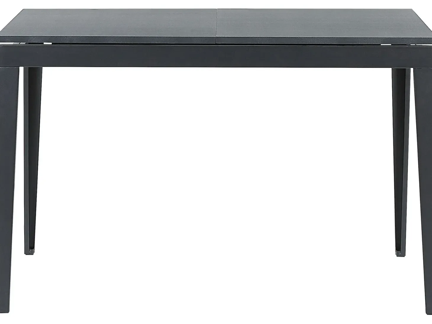 Spisebord med udtræk NORLEY Sort 120/160 cm 80 cm