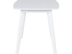 Spisebord med udtræk SANFORD Hvid 120/160 cm 80 cm