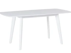 Spisebord med udtræk SANFORD Hvid 120/160 cm 80 cm