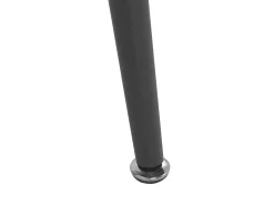 Spisebord MIDLAND Sort 140 cm 80 cm Hærdet glas