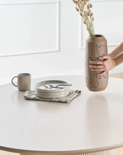 Spisebord NEWELL Lys Beige 120 cm 120 cm