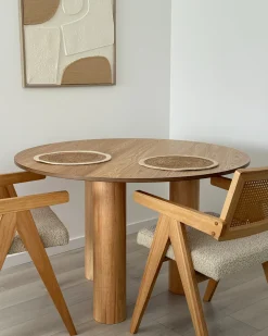 Spisebord ORIN Lys ask 120 cm 120 cm