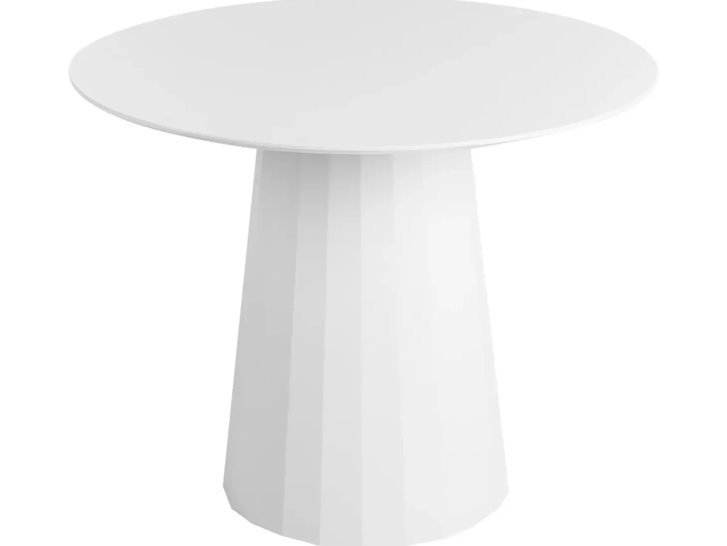 Spisebord PLATO Hvid 100 cm 100 cm Metal