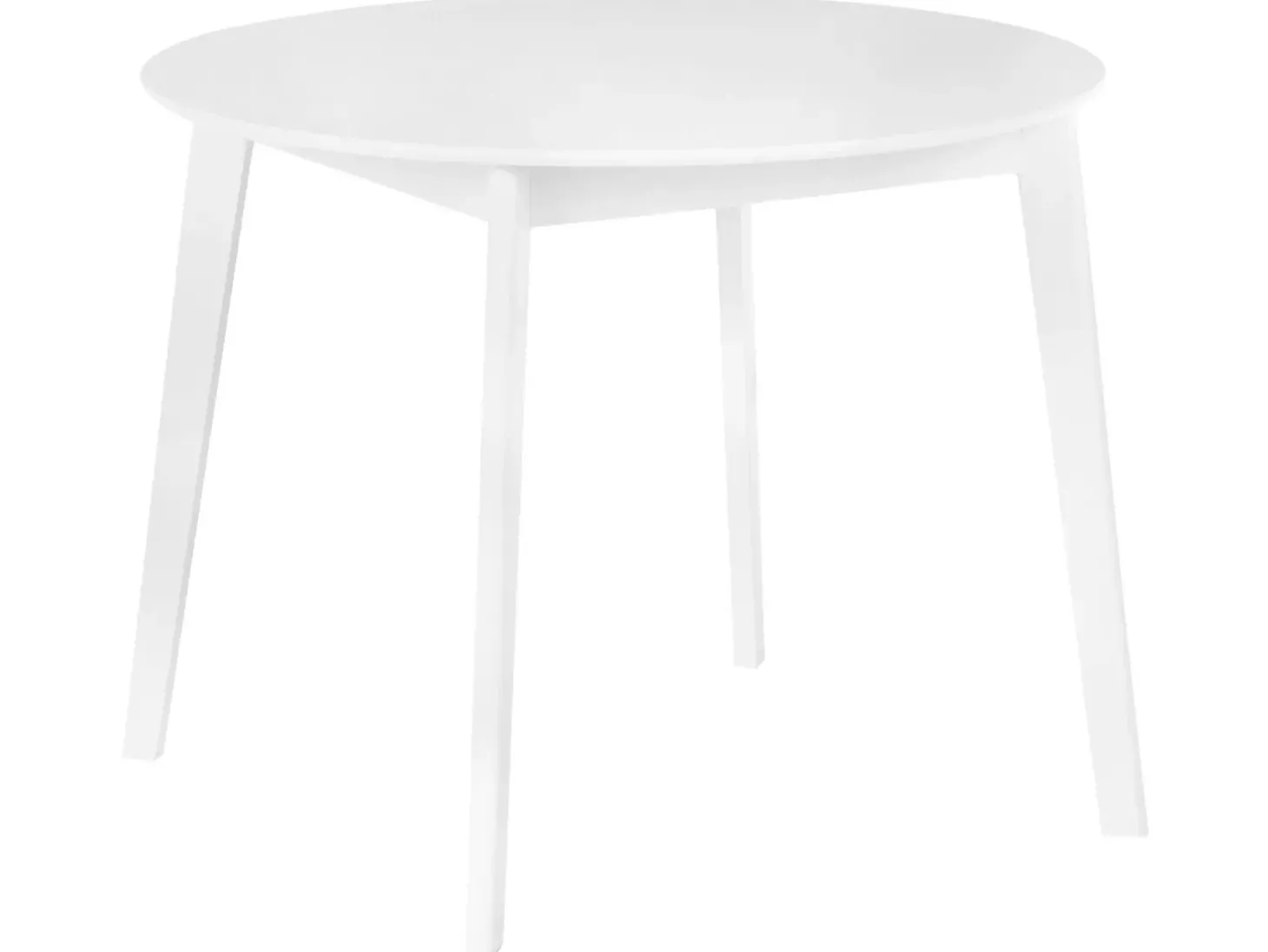 Spisebord ROXBY Hvid 100 cm 100 cm Fyretræ