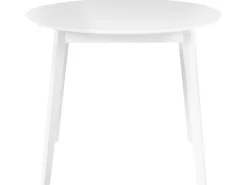 Spisebord ROXBY Hvid 100 cm 100 cm Fyretræ