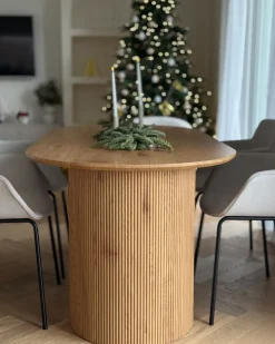 Spisebord SAVORY Lysebrun 180 cm 90 cm