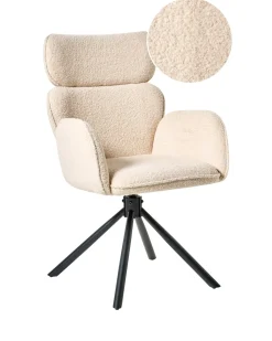 Spisebordsstol ALENE Boucle Lys Beige