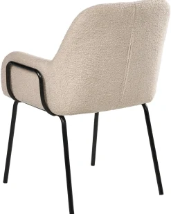 Spisebordsstol ALGONA Boucle Lys Beige