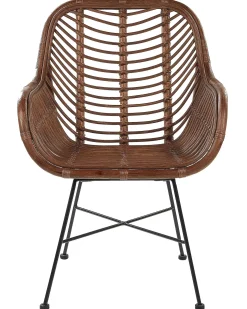 Spisebordsstol CANORA Rattan Brun