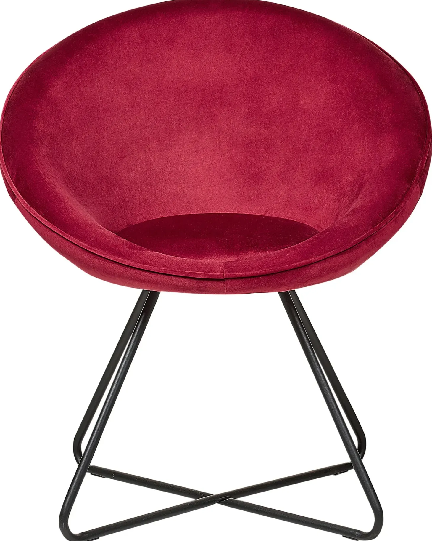 Spisebordsstol FLOBY II Velour Rød