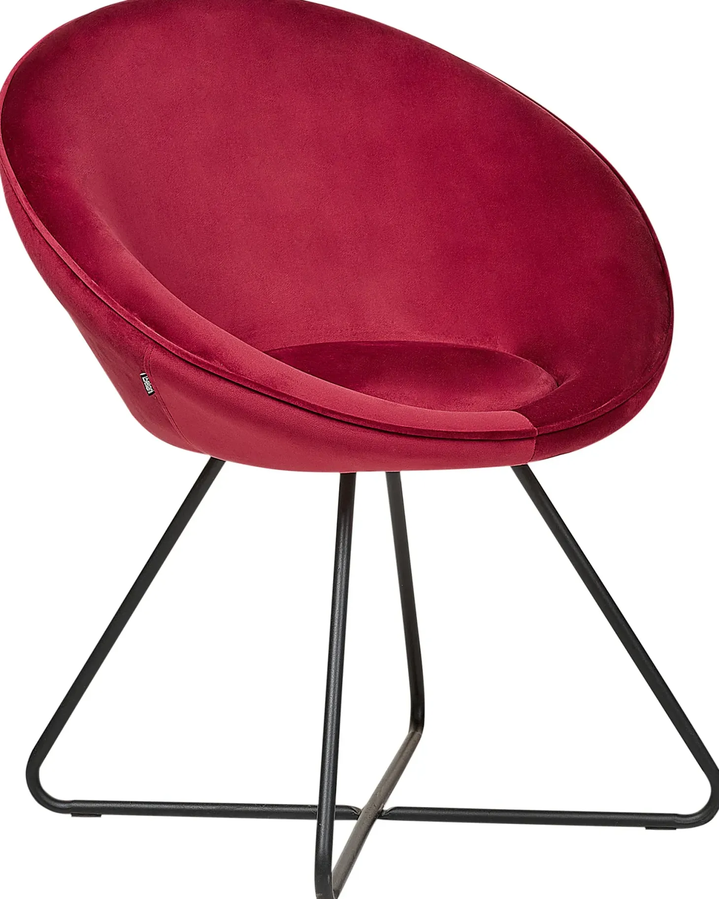 Spisebordsstol FLOBY II Velour Rød