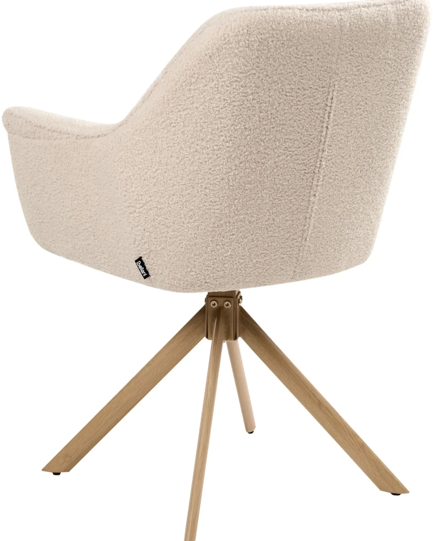 Spisebordsstol HAYDEN Boucle Lys Beige