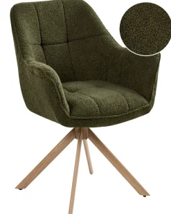 Spisebordsstol HAYDEN Boucle Grøn