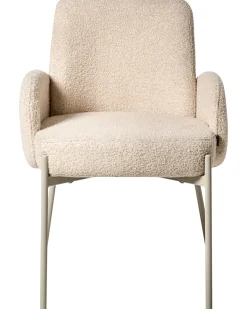 Spisebordsstol MAGEE Boucle Lys Beige