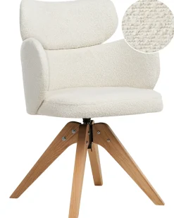 Spisebordsstol MARCY Boucle Lys Beige