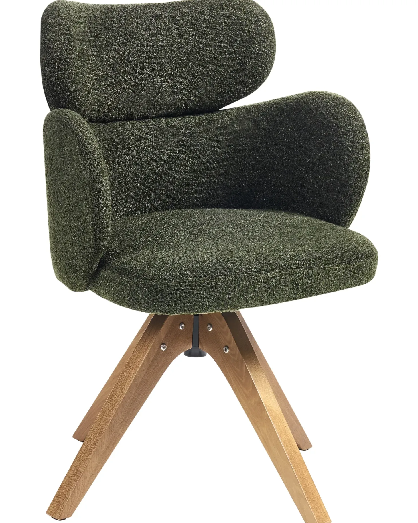 Spisebordsstol MARCY Boucle Mørkegrøn
