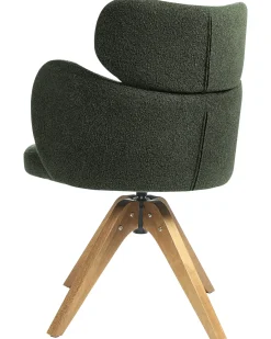 Spisebordsstol MARCY Boucle Mørkegrøn