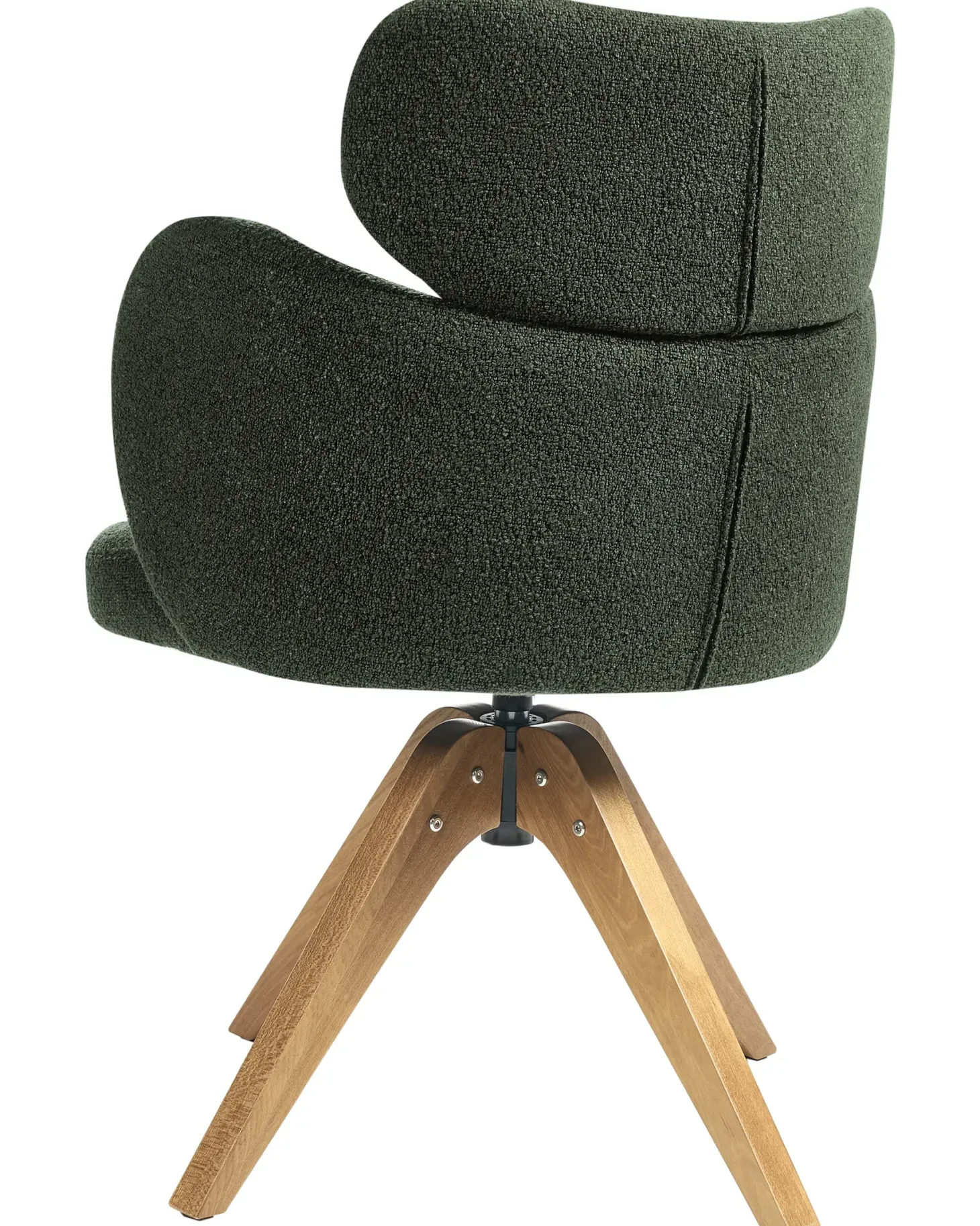 Spisebordsstol MARCY Boucle Mørkegrøn