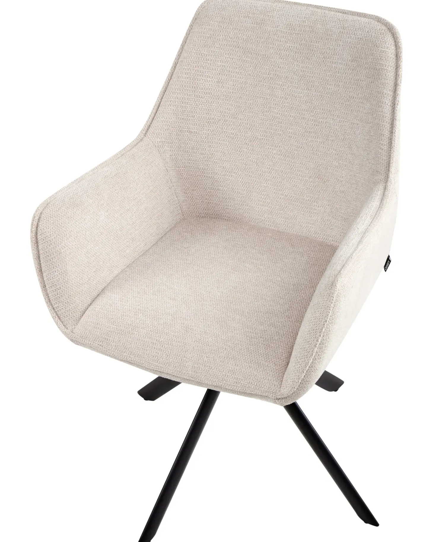 Spisebordsstol MORNAS Kunstlinned Lys Beige