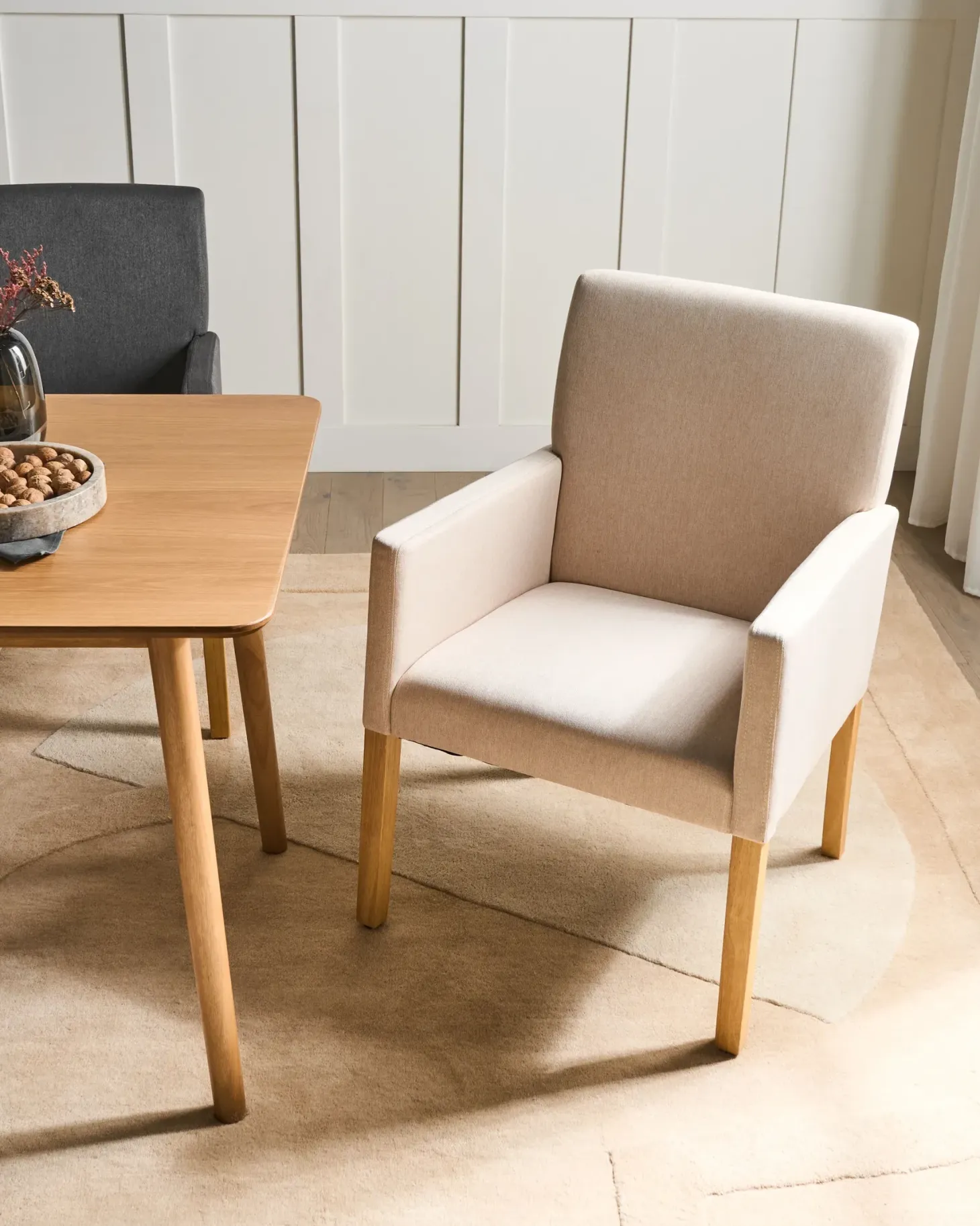 Spisebordsstol ROCKEFELLER Beige