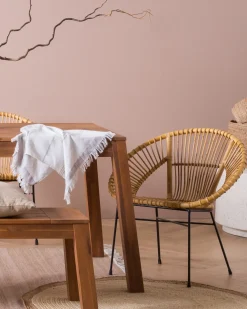 Spisebordsstol SARITA Rattan Naturlig