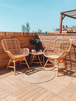 Spisebordsstol TOGO Rattan Naturlig