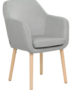 Spisebordsstol YORKVILLE II Velour Grå
