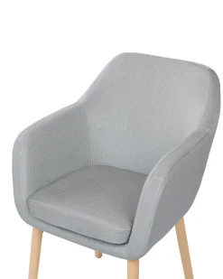Spisebordsstol YORKVILLE II Velour Grå