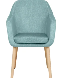 Spisebordsstol YORKVILLE II Velour Himmelblå