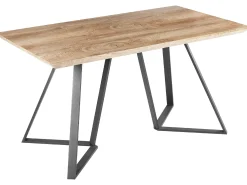 Spisebord UPTON Lysebrun 140 cm 80 cm