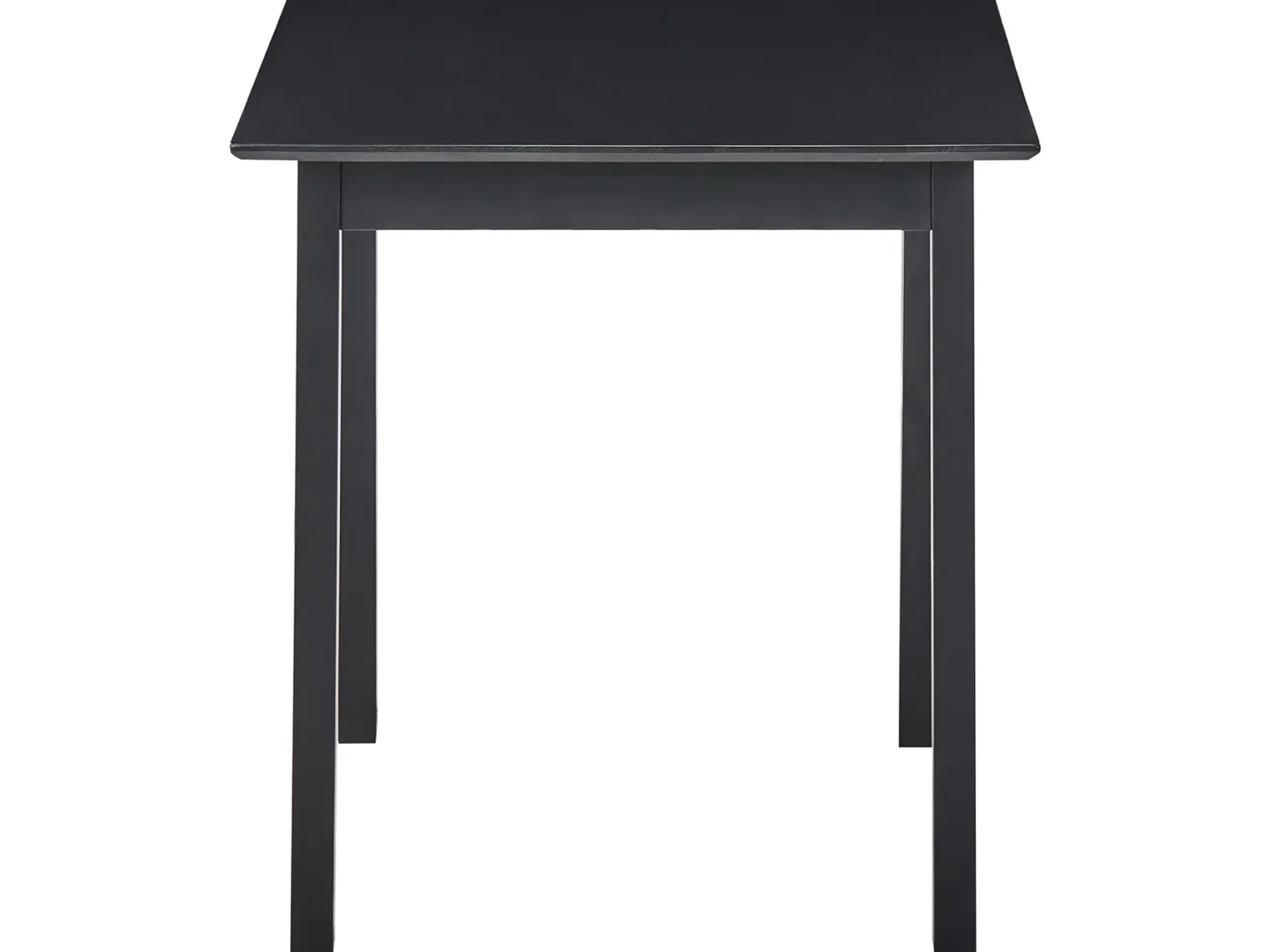 Spisebord VERITAS Sort 75 cm 75 cm Fyretræ
