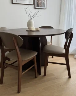 Spisebord YARRA Mørkebrun 120 cm 120 cm