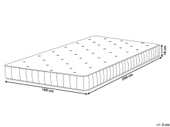 Springmadras DUO H3/4 Fast H2/3 Medium 180 x 200 cm