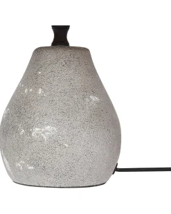 Sæt af 2 bordlamper ARWADITO Keramik Grå