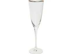 Sæt af 4 champagnefløjter TOPAZ 250 ml Transparent