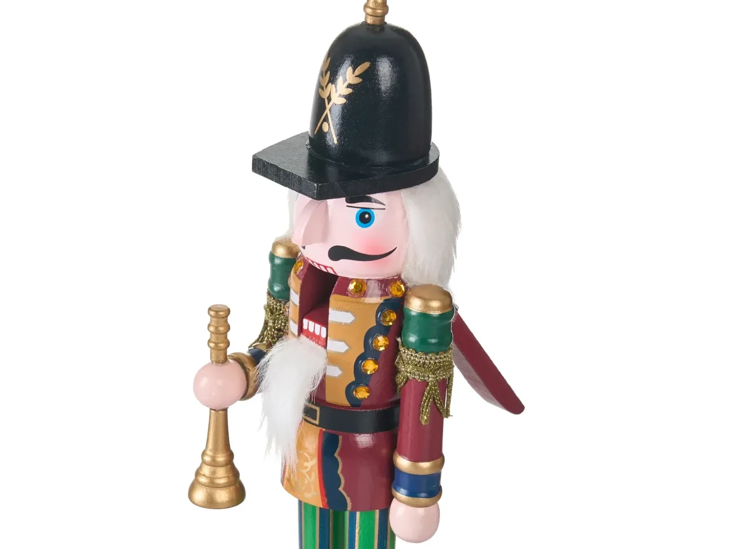 Sæt af 3 figurer LJUSNAN Nøddeknækker 30 cm Mørkegrøn