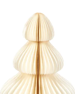 Sæt af 3 figurer NILGIRI Juletræ 15/20/25 cm Beige