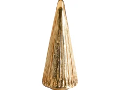 Sæt af 3 figurer OYEREN Juletræ 21/29/37 cm Guld