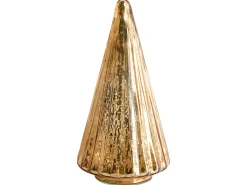 Sæt af 3 figurer OYEREN Juletræ 21/29/37 cm Guld