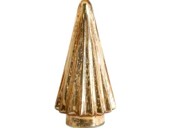 Sæt af 3 figurer OYEREN Juletræ 21/29/37 cm Guld