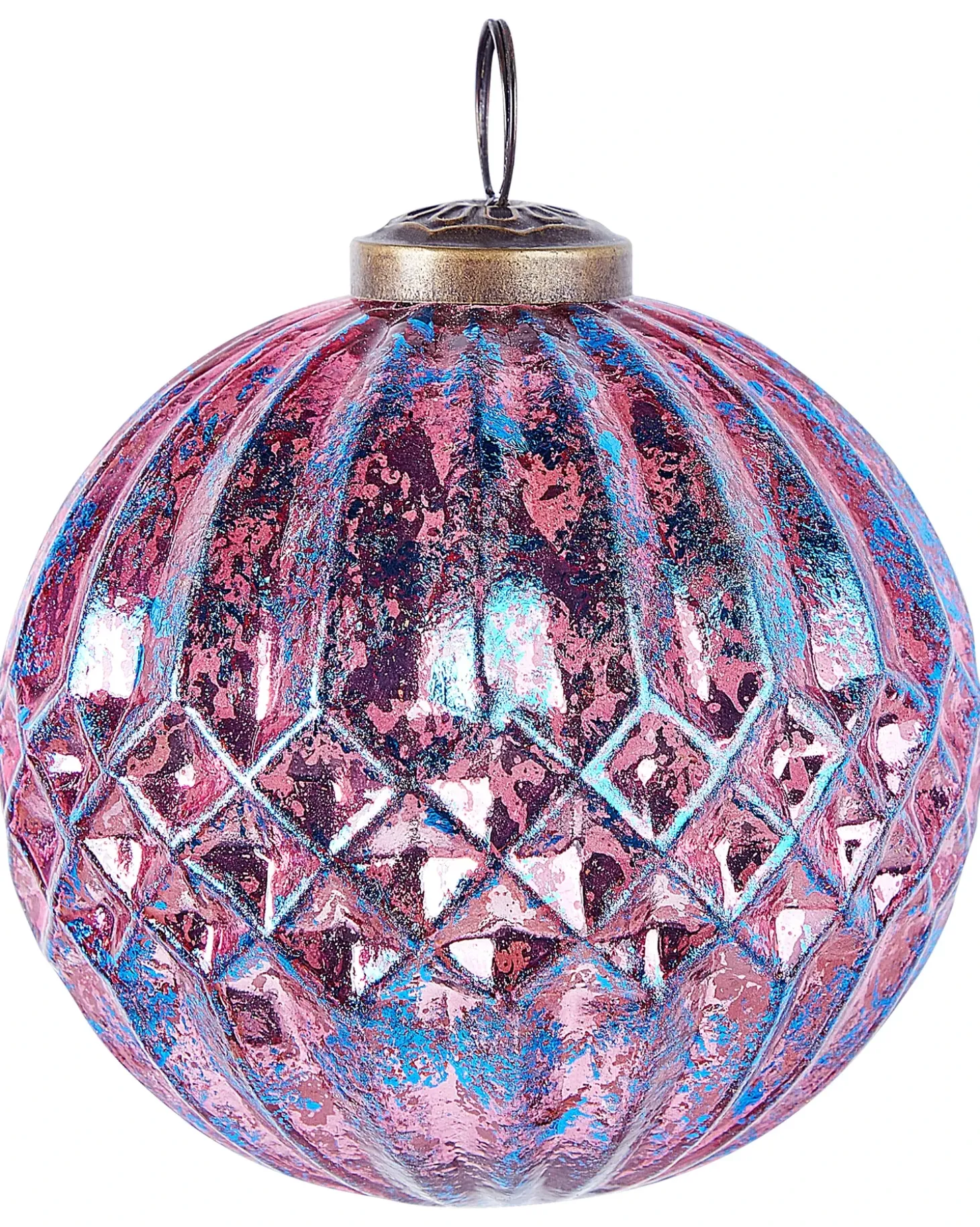 Sæt af 6 julekugler ASTRAL Glas Lyserød
