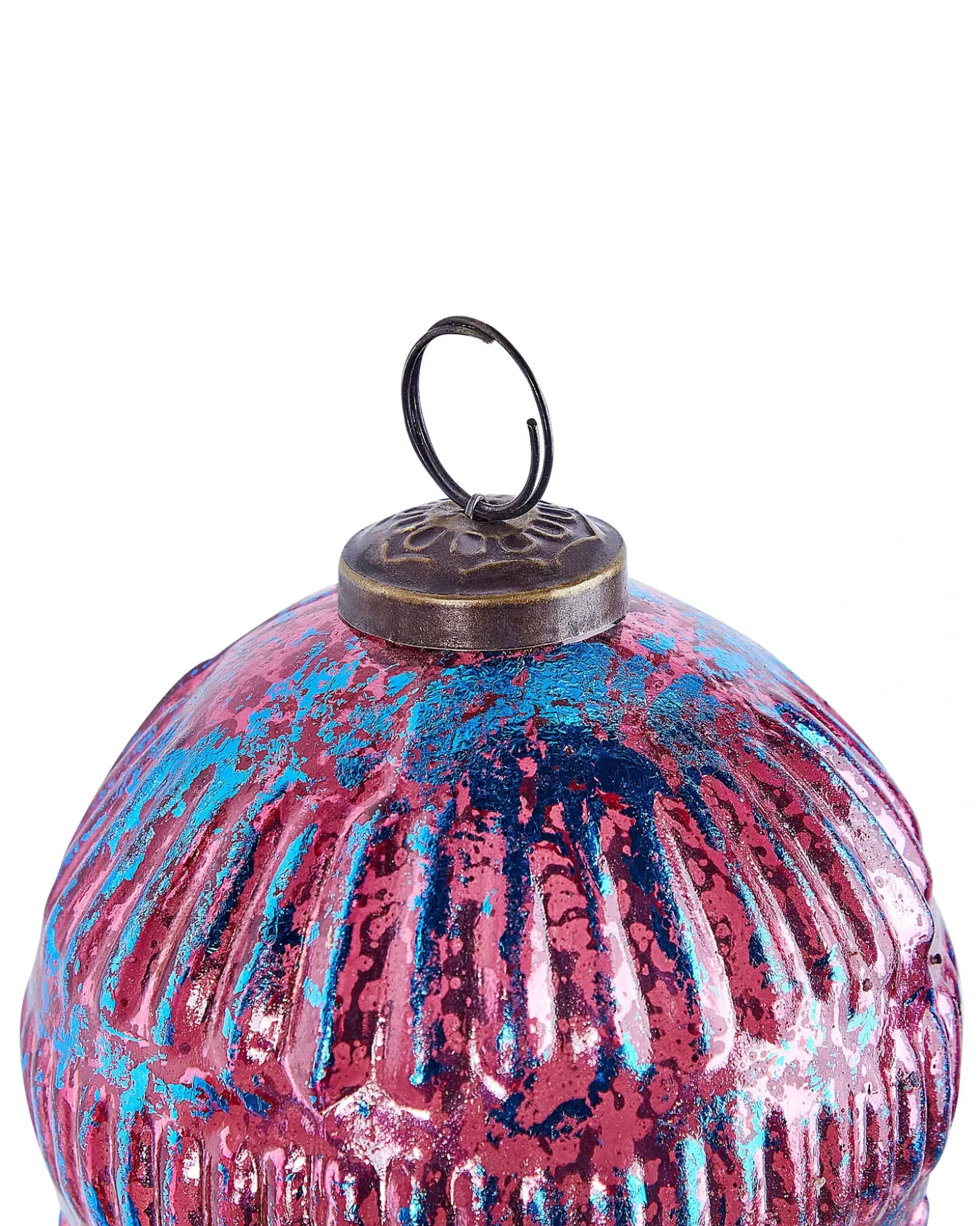 Sæt af 6 julekugler ASTRAL Glas Lyserød