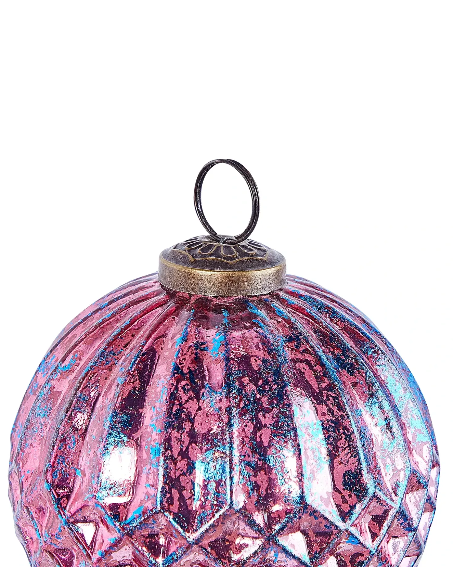 Sæt af 6 julekugler ASTRAL Glas Lyserød